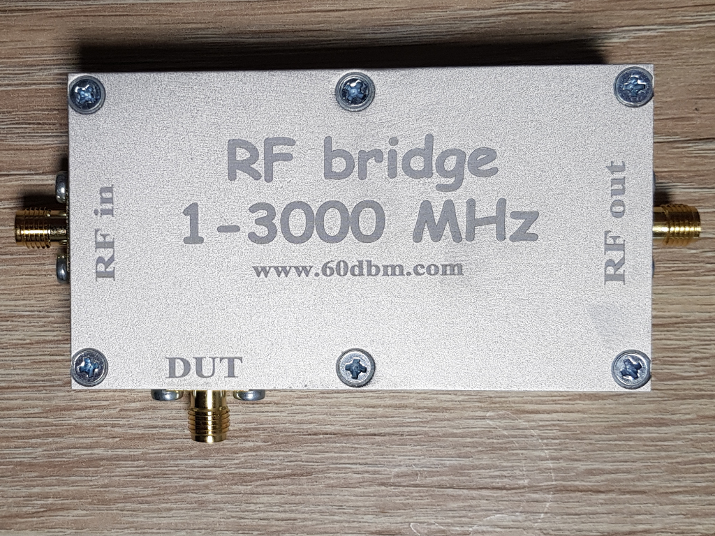 RF bridge 1-3000 MHz, with 50 OHm reference built in, cased – 60dBm.com ...