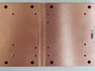 Copper plate 150х100х10mm size LDMOS PA amplifier 
