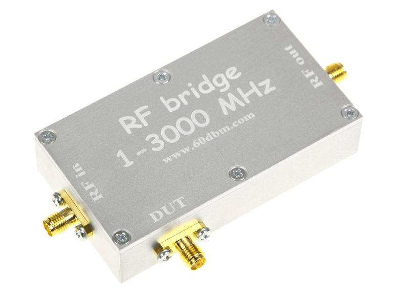 RF bridge 1-3000 MHz, with 50 OHm reference built in, cased - 60dBm.com ...